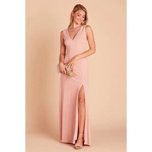 Birdy Grey Shamin Dress in Crepe Rose Quartz, size S, NWT